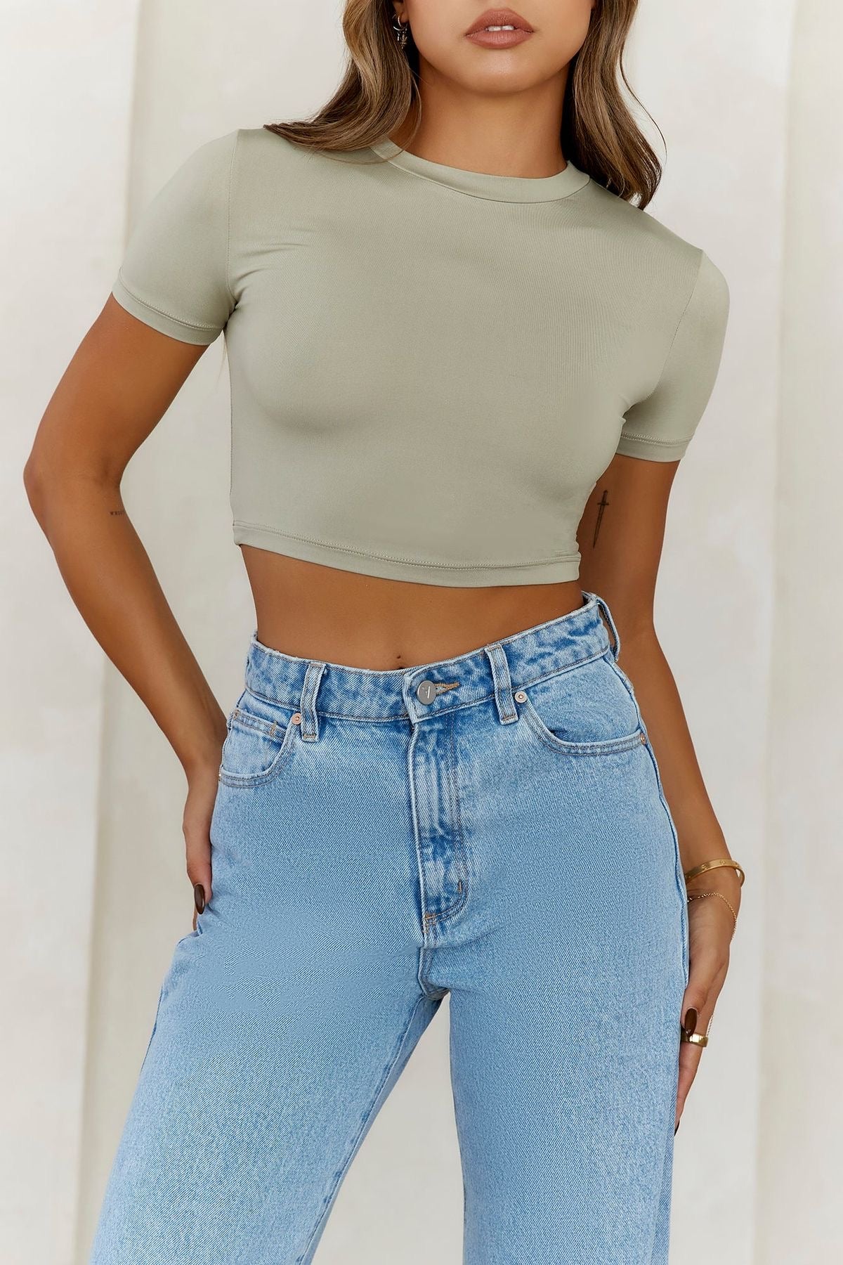 Essential Fitted Crop Top