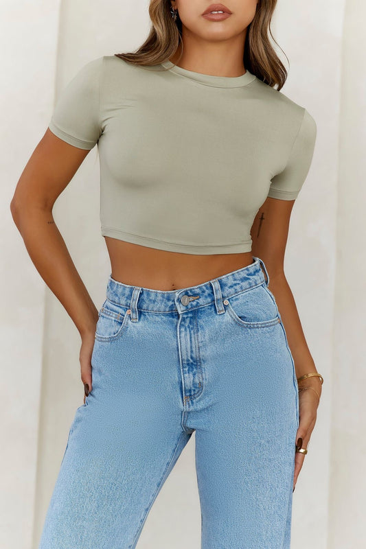 Essential Fitted Crop Top